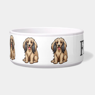 Cute Cartoon Afghan Puppy Personalize