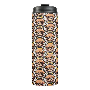 Cute Cartoon Angel Thermal Tumbler