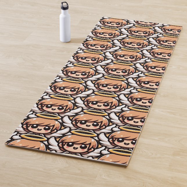 Cute Cartoon Angel Yoga Mat (In Situ)
