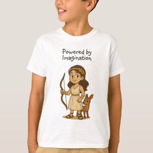 Cute Cartoon Artemis Baby Powered by Imagination T-Shirt