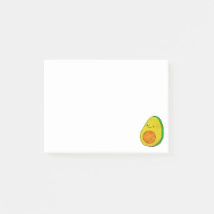 Cute Cartoon Avocado Watercolor Post-it Notes