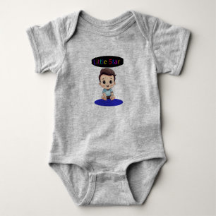 Cute Cartoon Baby Boy Bodysuit Soft Cotton Baby