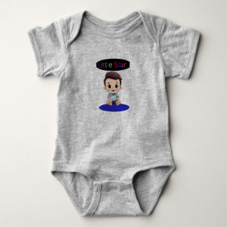 Cute Cartoon Baby Boy Bodysuit | Soft Cotton Baby