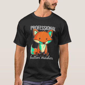 Cute Cartoon Baby Fox Professional Button Masher G T-Shirt