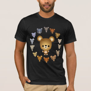 Cute Cartoon Bear Babies T-Shirt