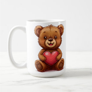Cute Cartoon Bear Coffee Mug