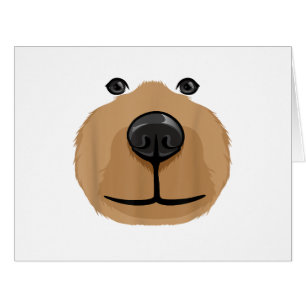Cute Cartoon Bear Face Head Costume Party