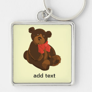 Cute cartoon bear keychain