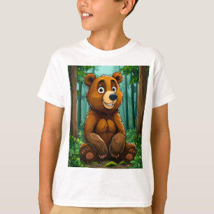 Cute Cartoon Bear T-Shirt