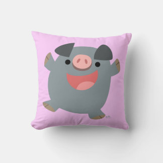 Cute Cartoon Bouncy Pig Pillow