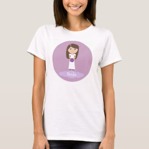 Cute cartoon Bride tee shirt
