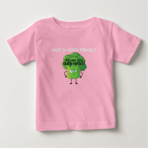 Cute Cartoon Broccoli You Don't Like Broccoli Baby T-Shirt