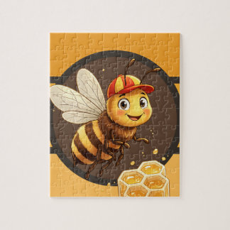 Cute Cartoon Bumblebee Jigsaw Puzzle - Fun Kids Be