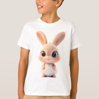 Cute Cartoon Bunny – Big-Eyed Rabbit Design