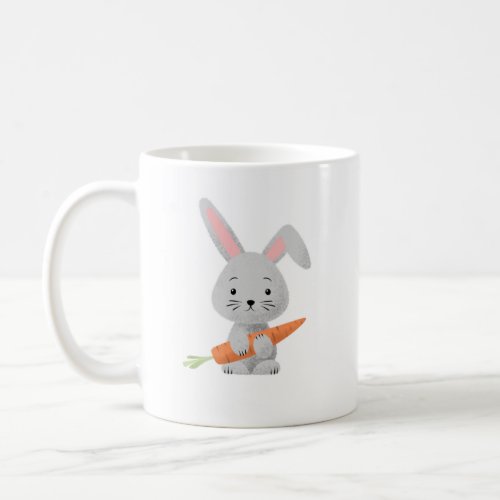 Cute Cartoon Bunny Carrot 