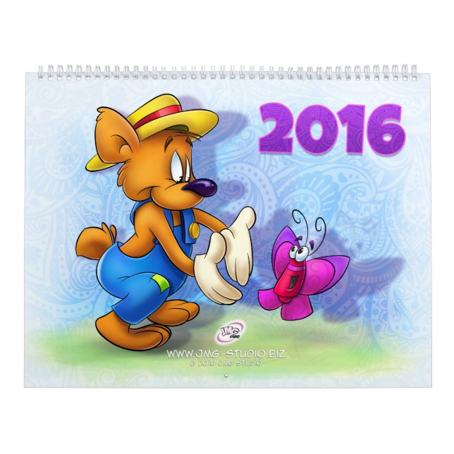 cute cartoon calendar (Cover)