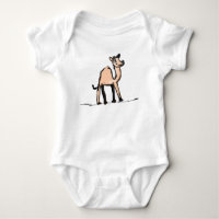 Cute Cartoon Camel Baby Bodysuit