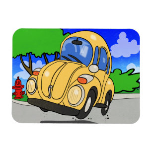Cute Cartoon Car Magnet
