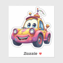 Cute Cartoon Car Sticke