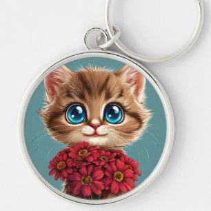 Cute cartoon Cat Keychain