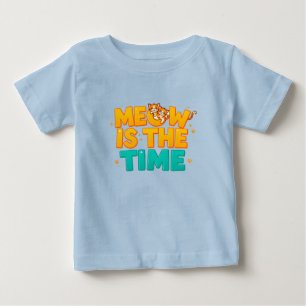 Cute Cartoon Cats with Fun Text Baby T-Shirt