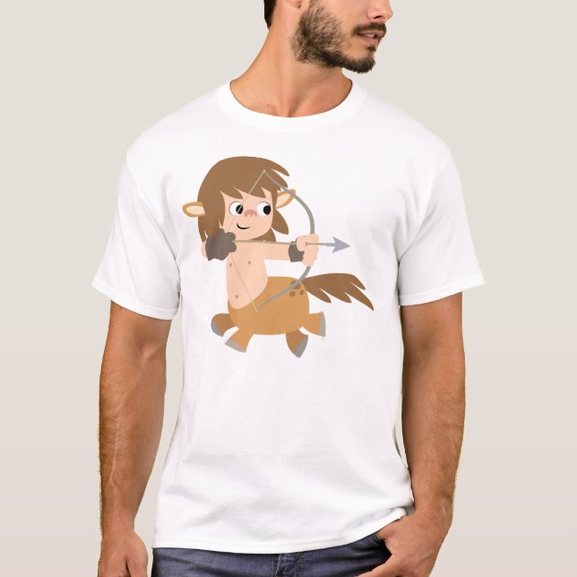 Cute Cartoon Centaur Sagittarius Children T-Shirt (Front)
