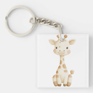 Cute Cartoon Character Baby T-Shirt Keychain
