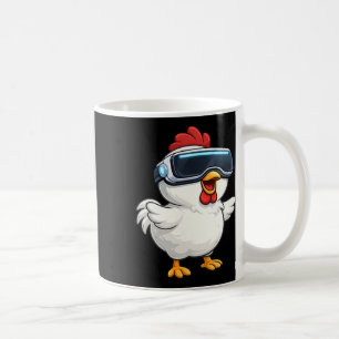 Cute Cartoon Chicken Vr Gamer Coffee Mug