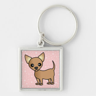 Cute Cartoon Chihuahua Keychain