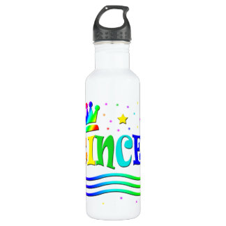 Cute Cartoon Clip Art Rainbow Princess Tiara 710 Ml Water Bottle