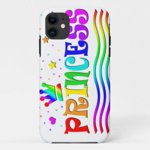 Cute Cartoon Clip Art Rainbow Princess Tiara iPhone 11 Case