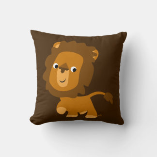 Cute Cartoon Content Lion Pillow