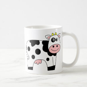 Cute Cartoon Cow Coffee Mug