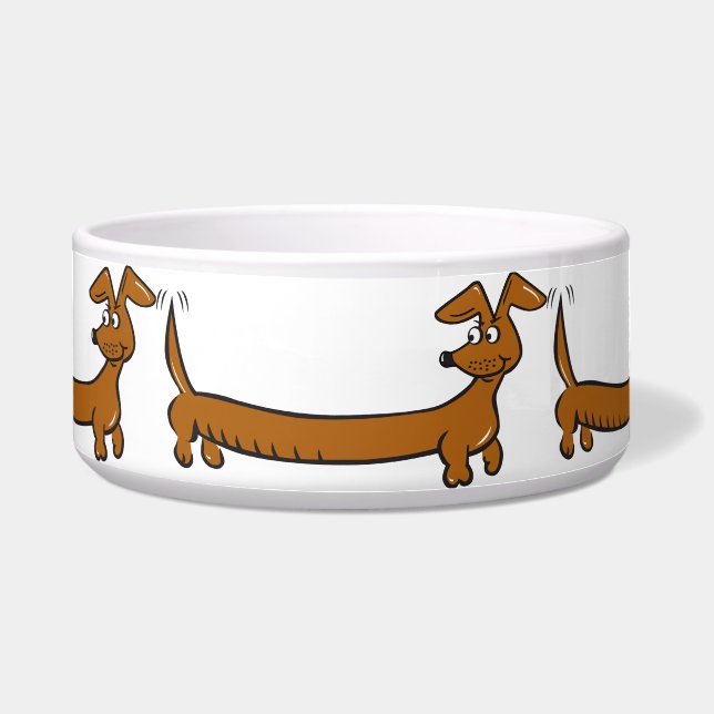Cute Cartoon Dachshund (Front)