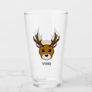 Cute Cartoon Deer Glass