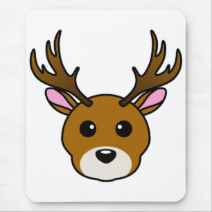 Cute Cartoon Deer Mouse Pad