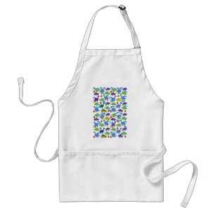 Cute Cartoon Dinosaurs Standard Apron