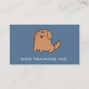 Cute Cartoon Dog   Animal Services Business Card
