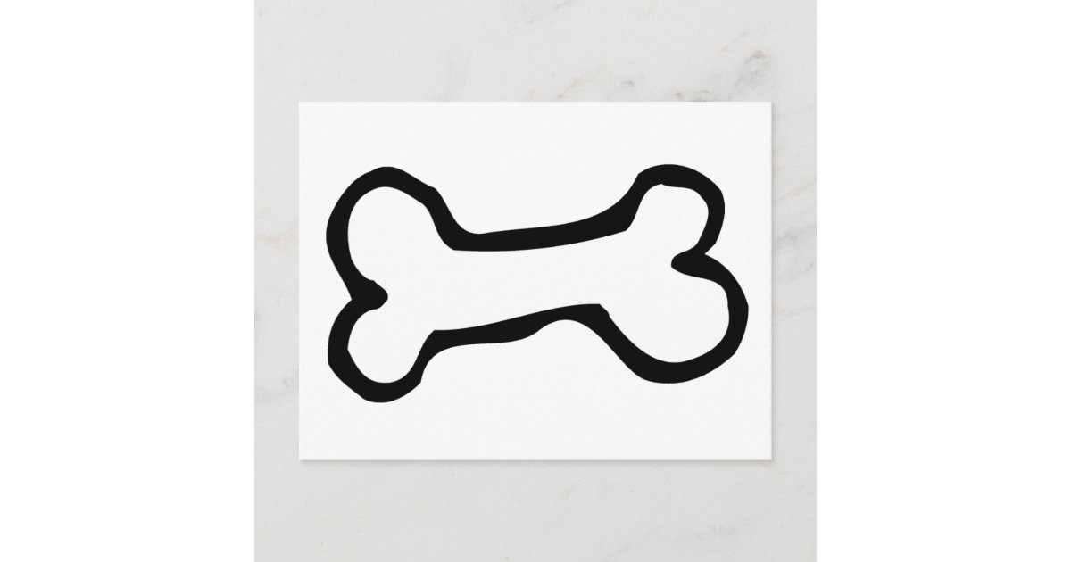 Cute Cartoon Dog Bone Postcard | Zazzle Cute Cartoon Dog Bone Postcard | Zazzle