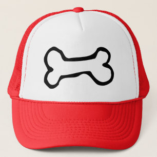 Cute Cartoon Dog Bone Trucker Hat