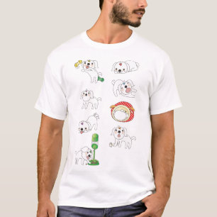 Cute Cartoon Dog Lover T-Shirt – Personalized Sty