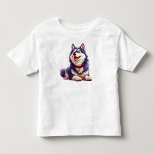 Cute Cartoon Dog Toddler T-shirt