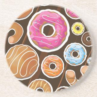 Cute Cartoon Dognuts Coaster