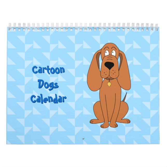 Cute Cartoon Dogs 2022 Calendar (Cover)