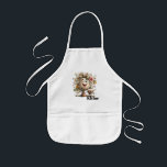 Cute Cartoon Easter Egg Design Kids Apron<br><div class="desc">Cute Cartoon Easter Egg Design Kids' Apron
A playful cartoon Easter egg surrounded by soft spring florals,  bringing cheerful color and festive charm to any seasonal creation. Perfect for Easter gifts,  personalized designs,  and anyone who loves bright,  whimsical holiday artwork.</div>