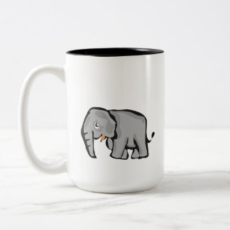 Cute Cartoon Elephant Coffee Mug