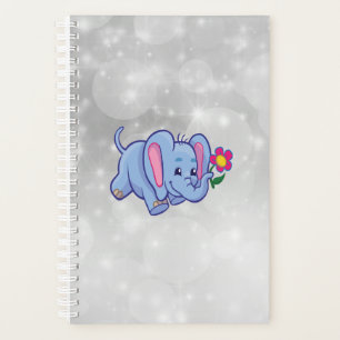 Cute cartoon elephant planner