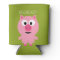 Cute Cartoon Farm Pig - Pink and Lime Green
