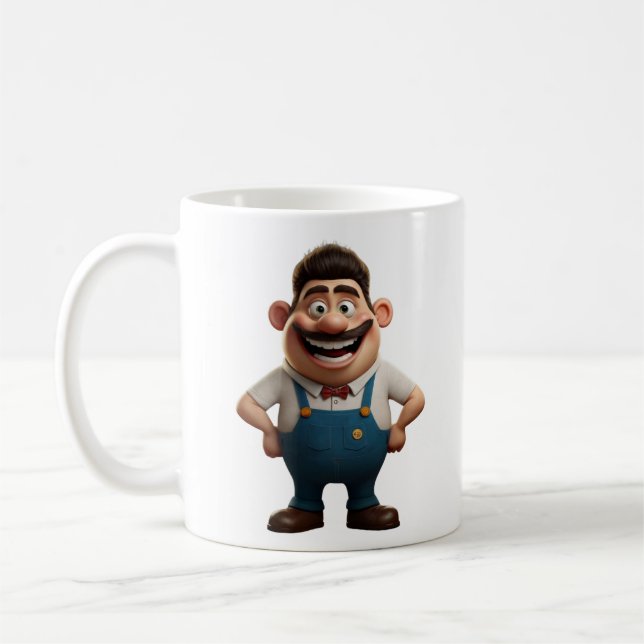 cute cartoon  figure mug (Left)