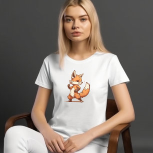 Cute Cartoon Fox T-Shirt: Adorable and Whimsical T-Shirt
